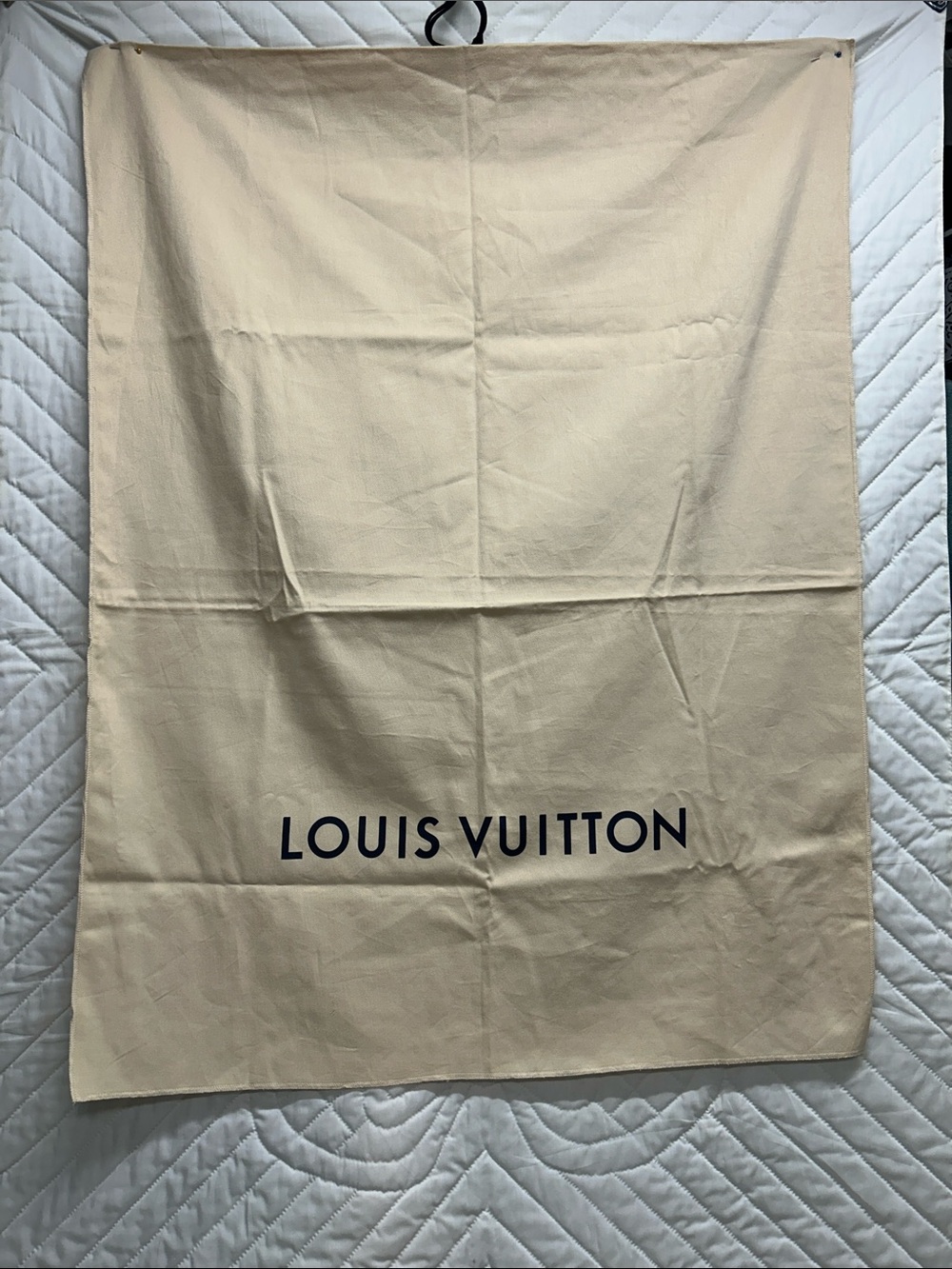 Louis Vuitton Beige Logo Dust Cover size 30x31 -large